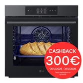 Forno a vapore InstaView | 76L Classe A++ | Blue EasyClean, Air Fry, Air Sous Vide, Pizza 300°C, Display 4,3", Wi-Fi | Nero